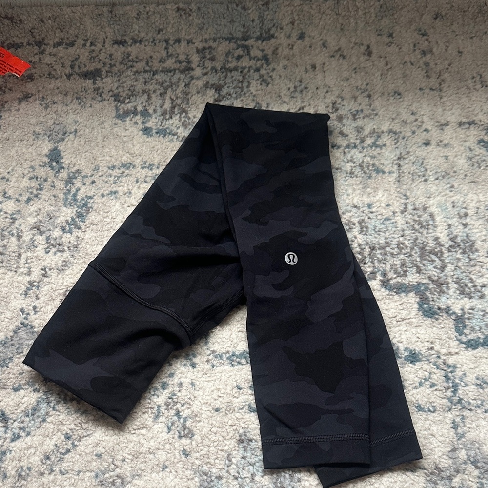 lululemon athletica Black Camo Leggings